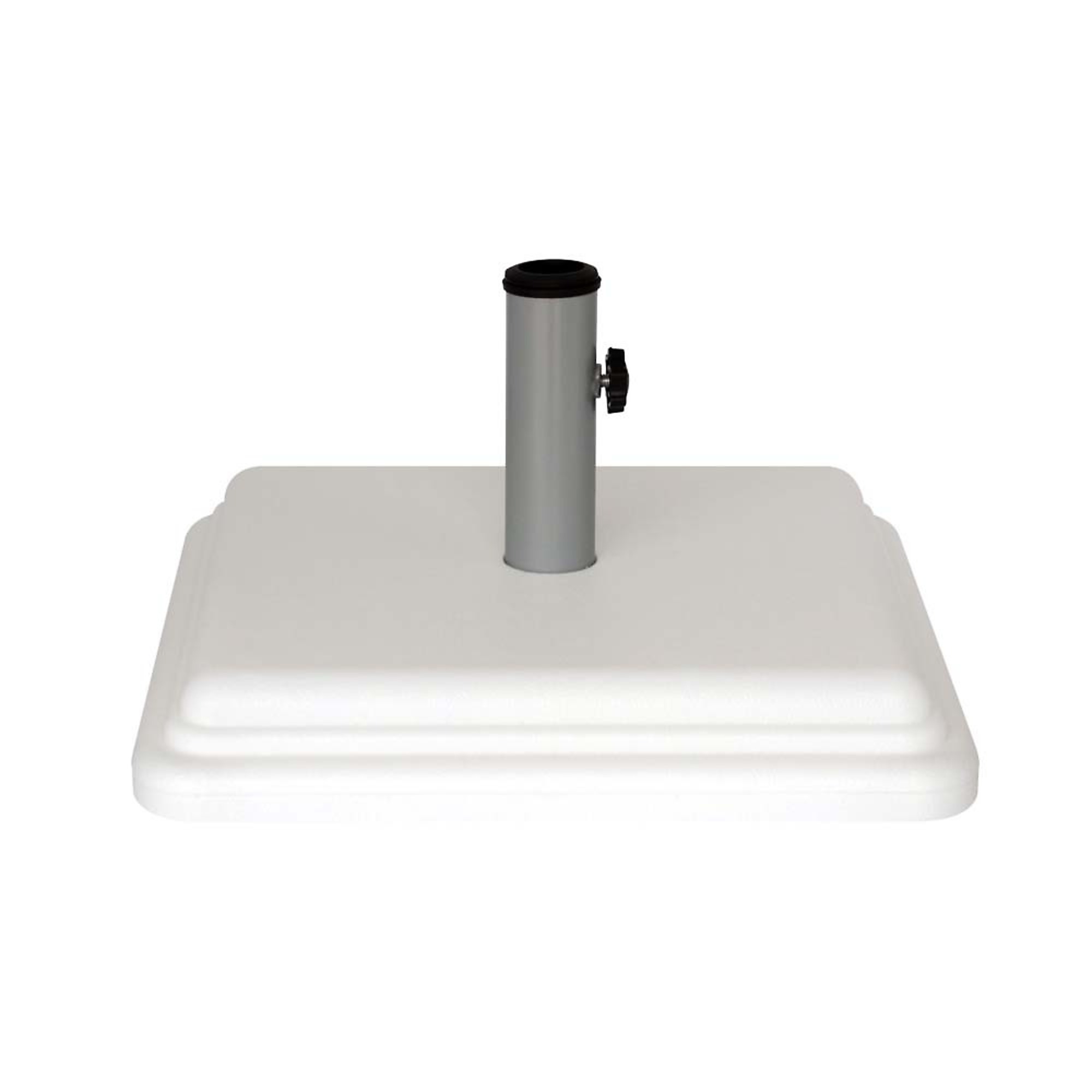 US Weight, 40 lb Umbrella Base With Stem (White), Included (qty.) 1, Model# FUB41W